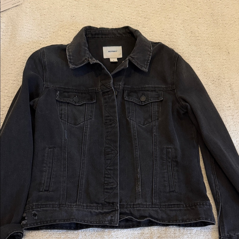 Old Navy Dark Wash Denim Trucker Jacket